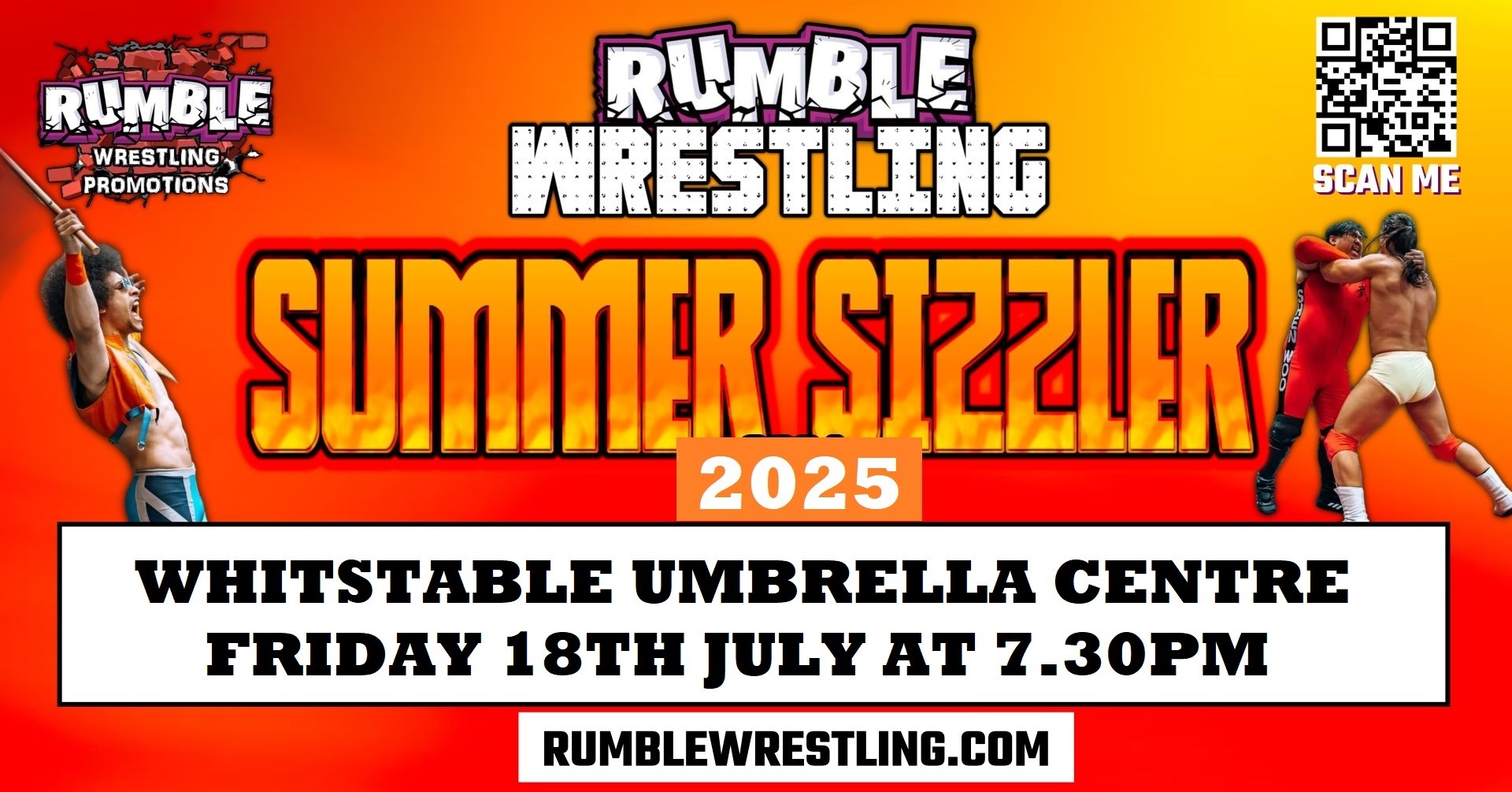 Rumble Wrestling Summer Sizzler Tour comes to Whitstable